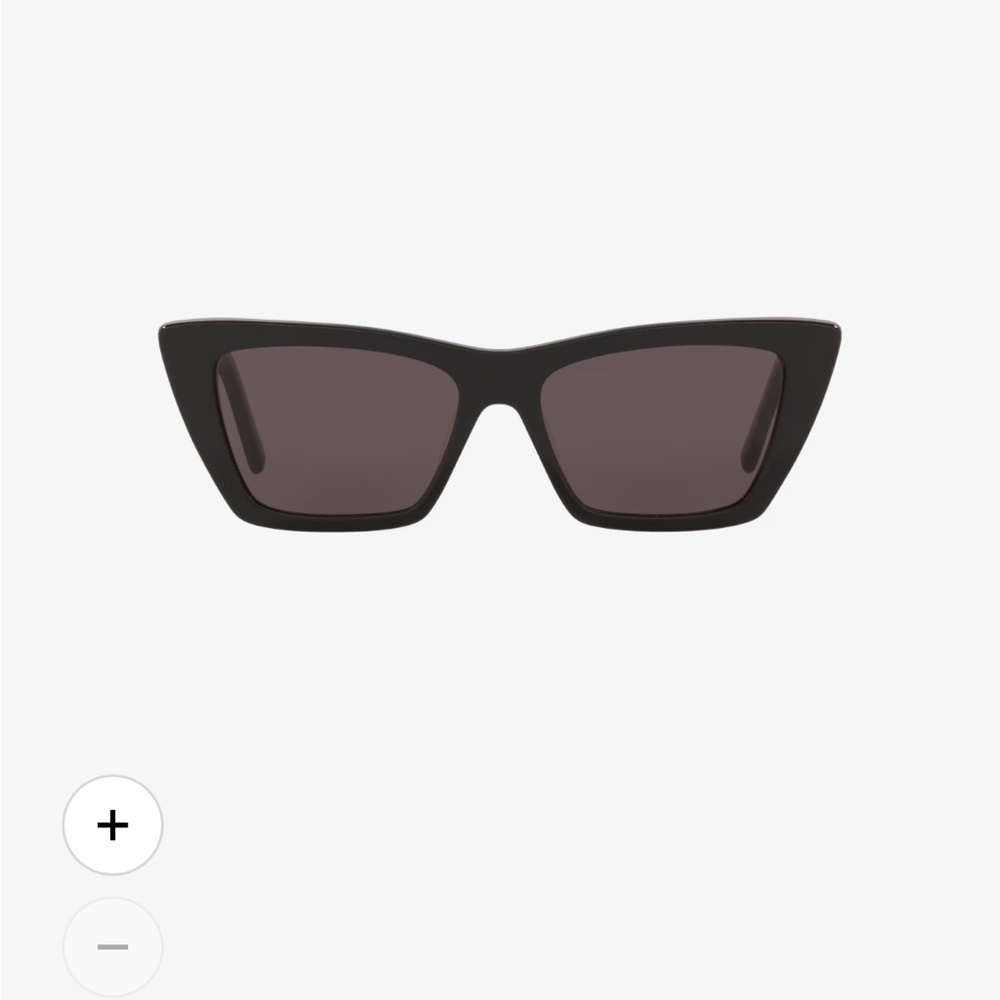 Saint Laurent Black Cat-Eye MICA Sunglasses